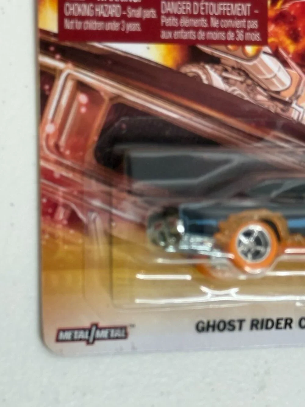 Hot Wheels Ghost Rider Dodge Charger Real Riders Marvel Diecast